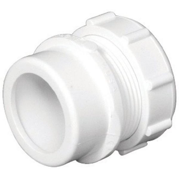 Pinpoint Charlotte Pipe & Foundry PVC00103R0600HA PVC Trap Adapter  1.5 x 1.25 in. PI150915
